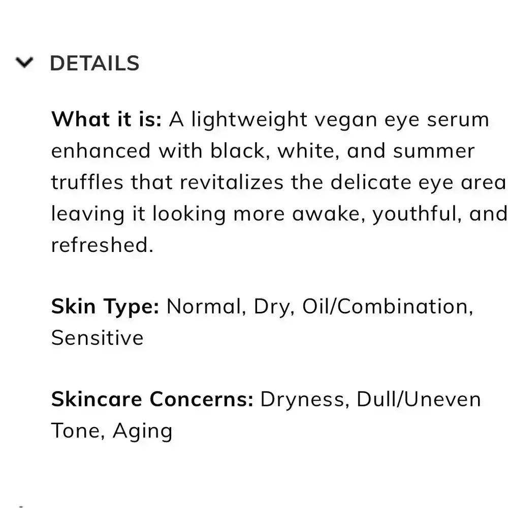 BNIB Byroe Truffle Eye Serum 1.01 FL OZ - Picture 4 of 11